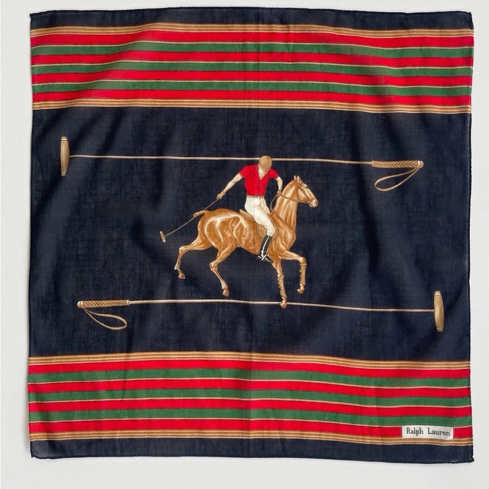 SOLD Ralph Lauren vintage Equestrian Scarf